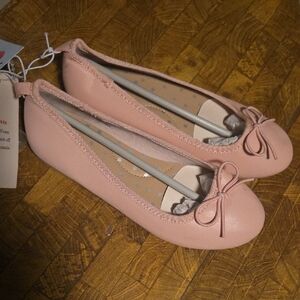 Cat & Jack Light Pink Bow Flats